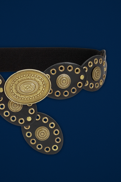 Original | Bohemian Oval Patchwork Waist Belt