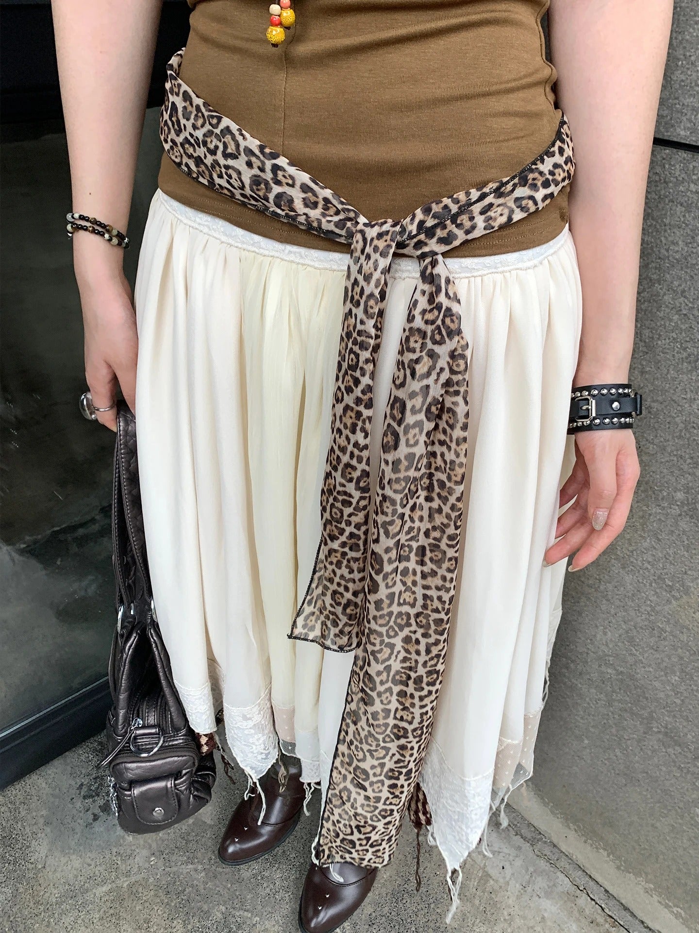 Original | American Sexy Girl Style Leopard Print Belt
