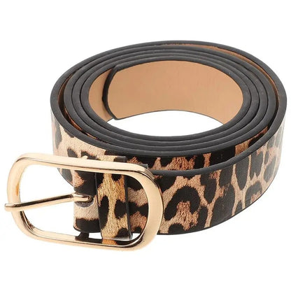 Original |Retro Female Leopard Belt Women Luxury Belt