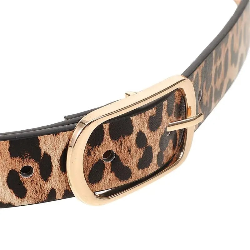 Original |Retro Female Leopard Belt Women Luxury Belt