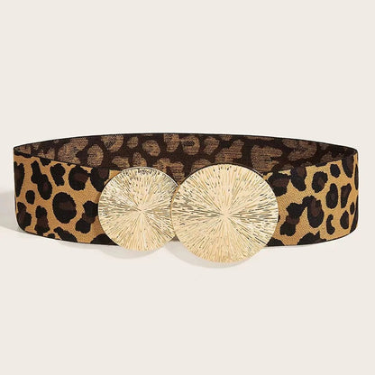 Original | Fashion Elastic Leopard Wide Corset Belt